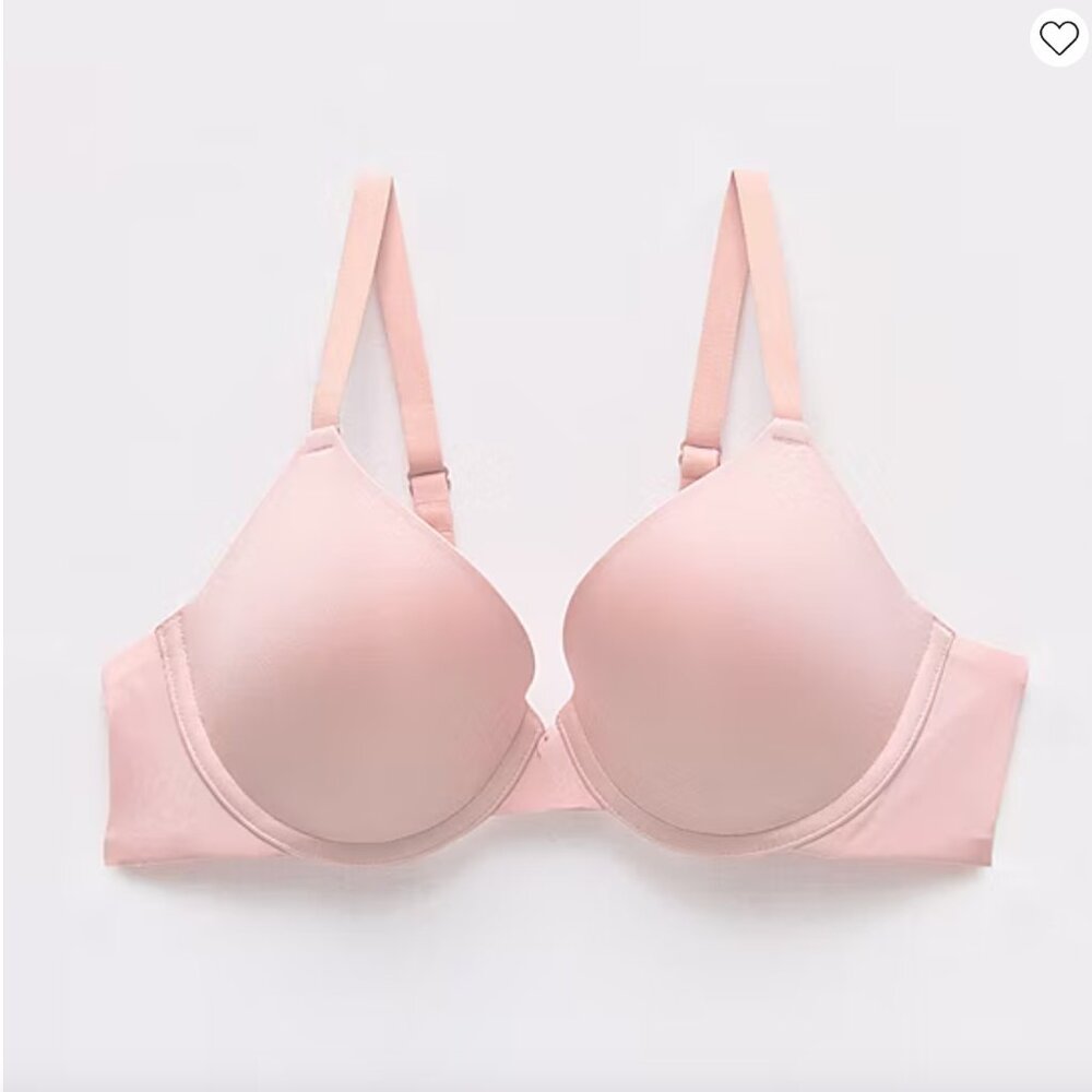 Ambrielle Demi Bra Padded Chalk Pink Lightly Lined 36C